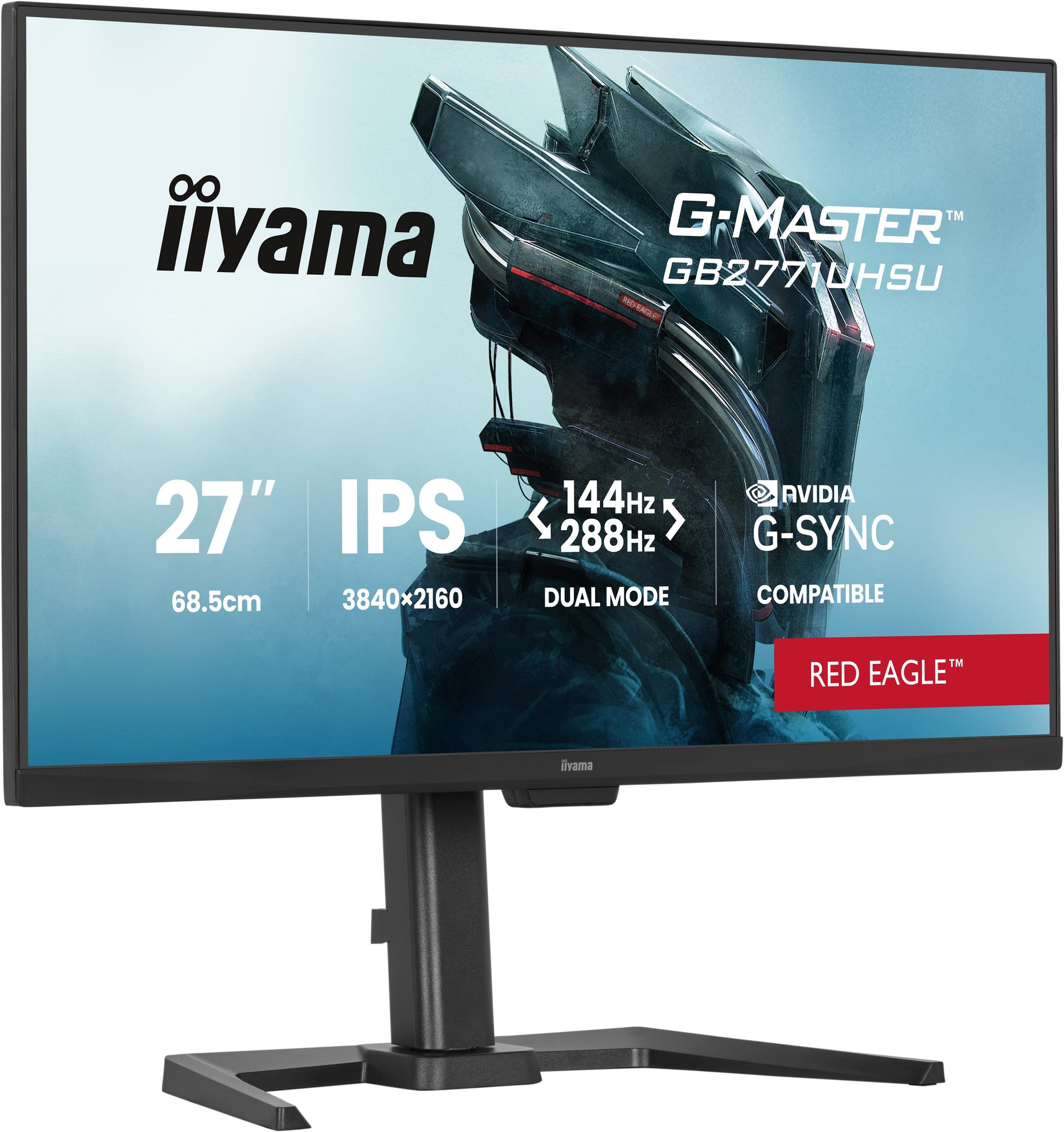 iiyama G-MASTER Red Eagle GB2771UHSU-B1 27" 4K UHD IPS Monitor 144Hz