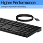 HP Wired Desktop 320K Keyboard - Compact, Durable, and Eco-Friendly - Image 7