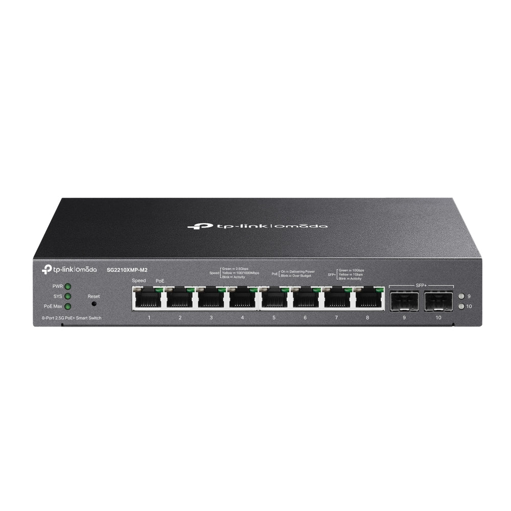 TP-LINK SG2210XMP-M2 8-PORT SWITCH Managed Switch