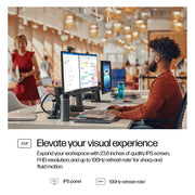 HP 324ph Series 3 Pro 23.8" Full HD Monitor IPS Panel 100Hz - Image 7