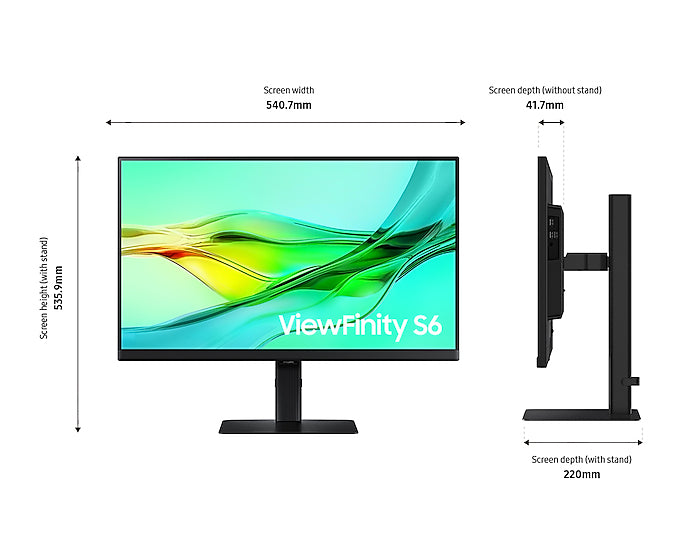 Samsung LS24D600UAUXXU 24" QHD Monitor IPS Panel 100Hz - Image 5