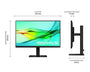 Samsung LS24D600UAUXXU 24" QHD Monitor IPS Panel 100Hz - Image 5