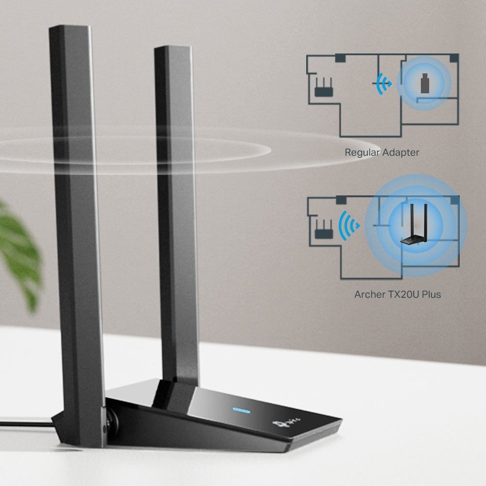 TP-Link AX1800 Dual Antennas High Gain Wireless USB Adapter AC1800 Wi-Fi 6 - Image 5