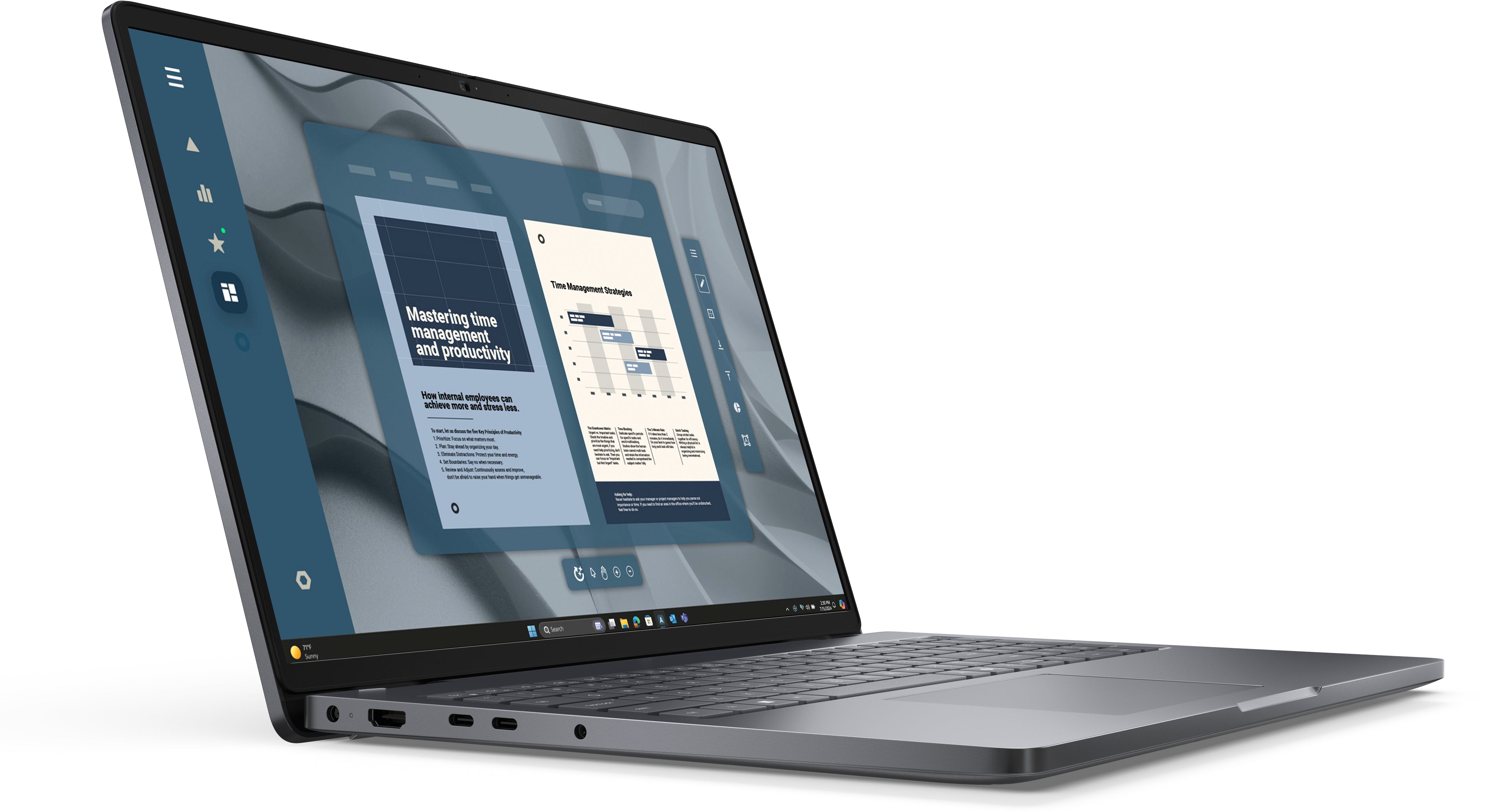 Dell Pro 16 AMD Ryzen 5 Pro 230 16GB RAM 512GB SSD Integrated Radeon 760M 16" Full HD Plus Windows 11 Pro - Image 2