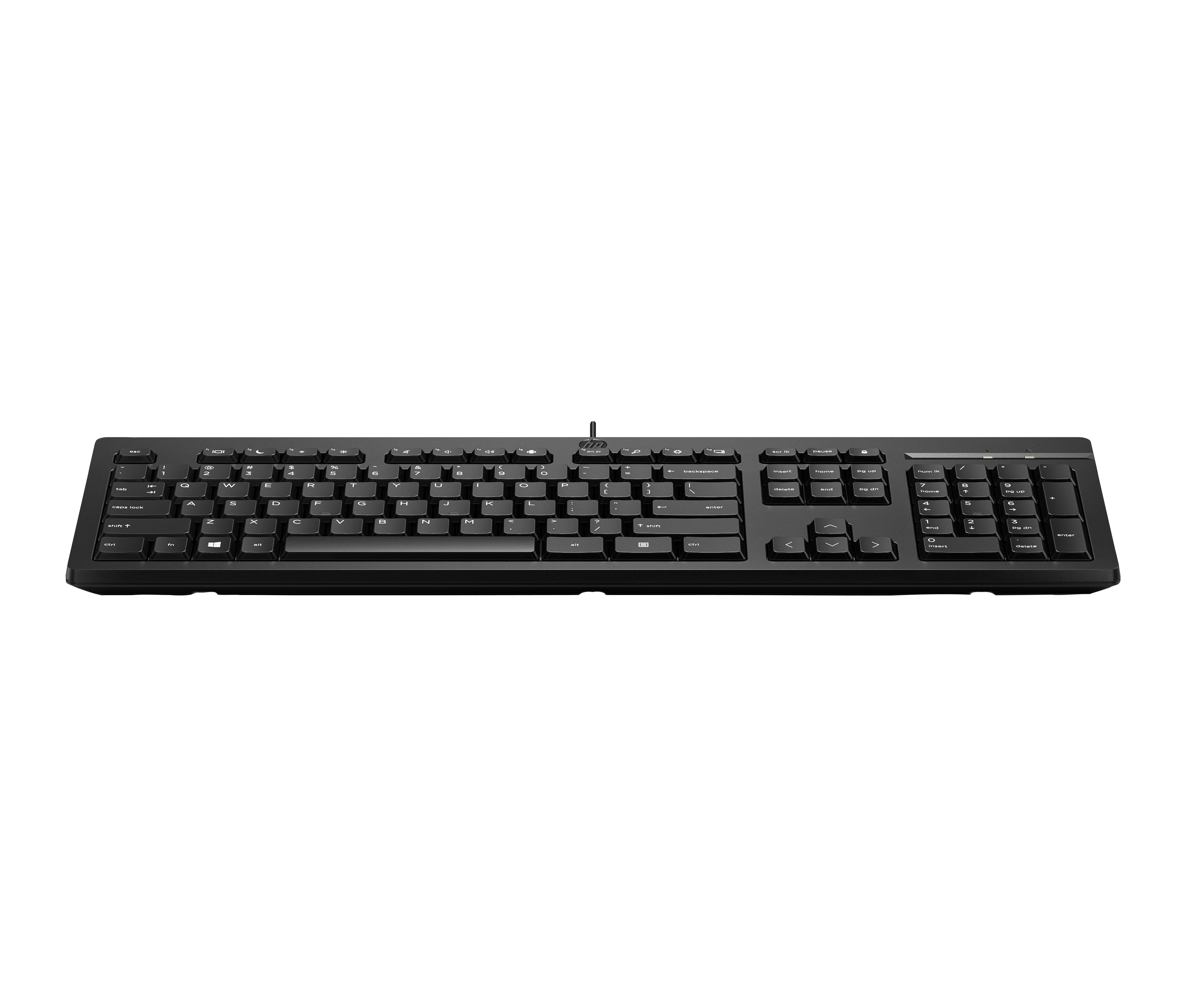 HP 125 Full-Size Wired USB Keyboard - Black - Image 9