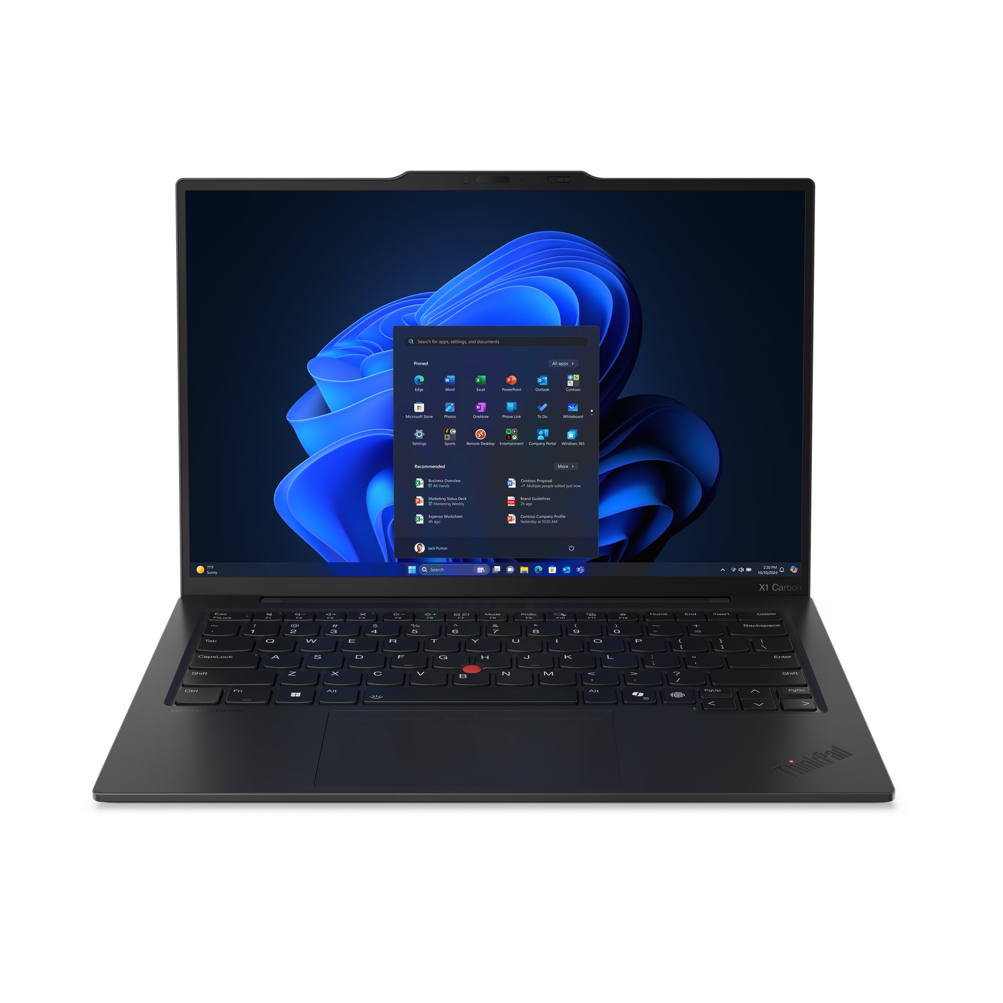 Lenovo ThinkPad X1 Carbon Gen 13 Intel Core Ultra 7 255U 32GB RAM 1TB SSD Intel Graphics 14" 2.8K Windows 11 Pro