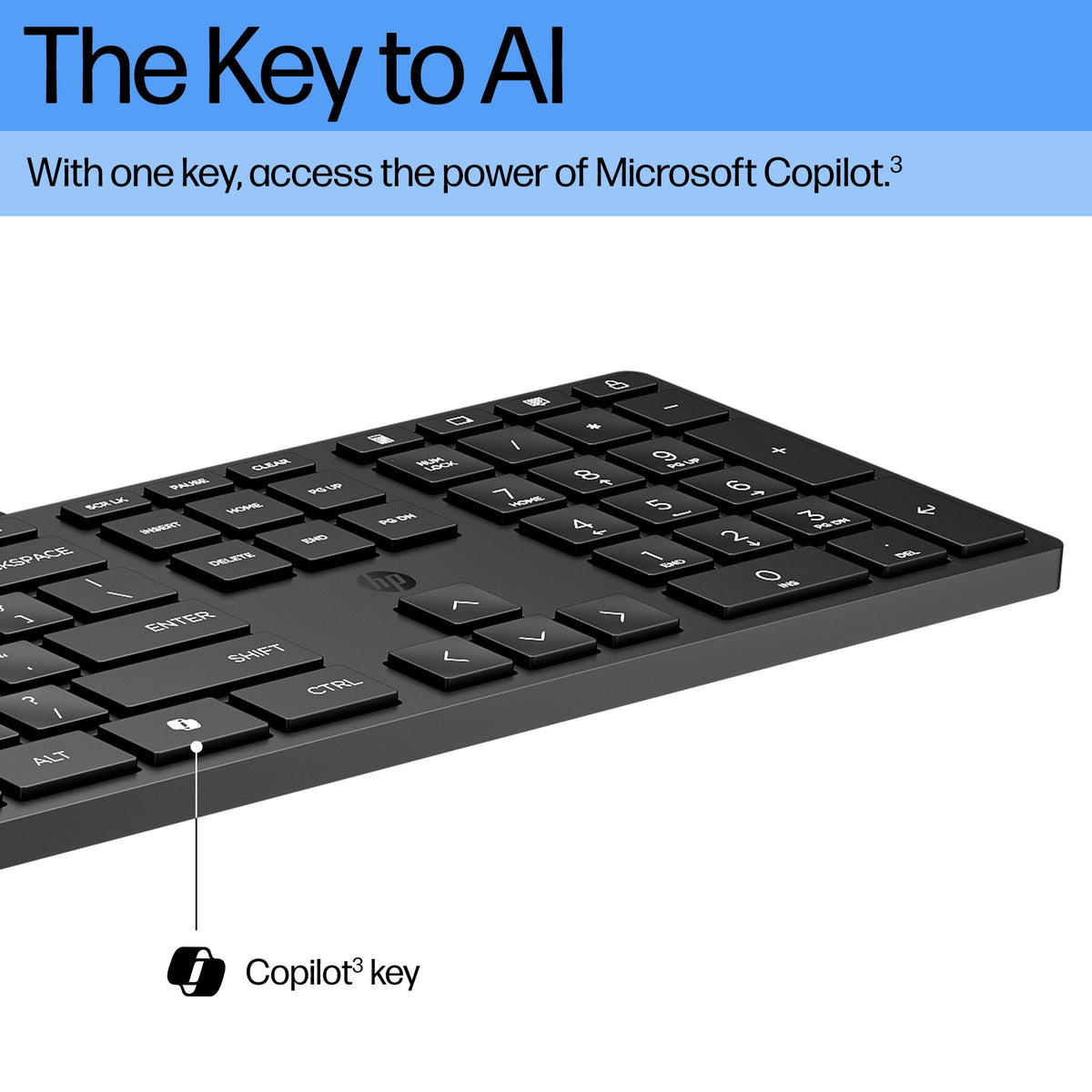 HP Wired Desktop 320K Keyboard - Compact, Durable, and Eco-Friendly - Image 8