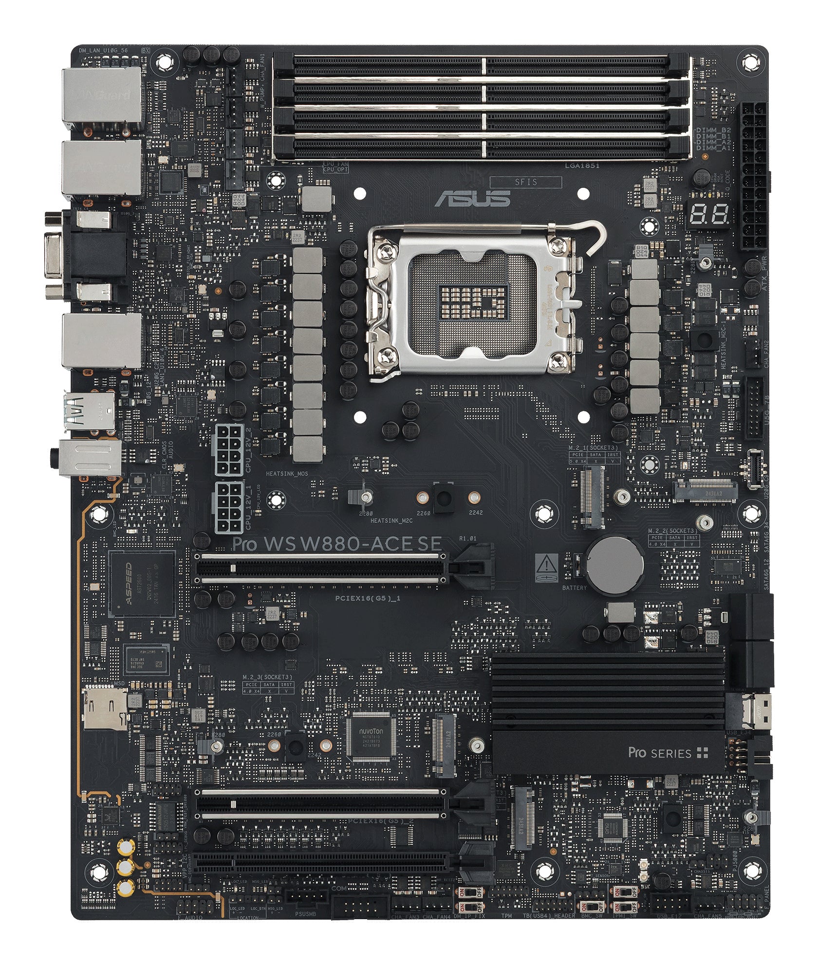 ASUS 1851 PRO WS W880-ACE SE Intel W880 ATX