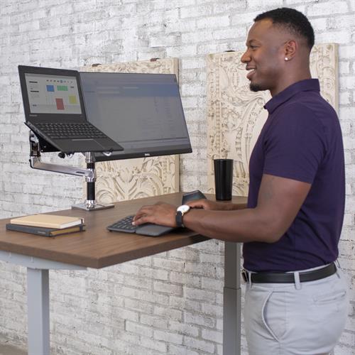 Ergotron LX Dual Monitor Arm Stacking Desk Mount (45-248-026)