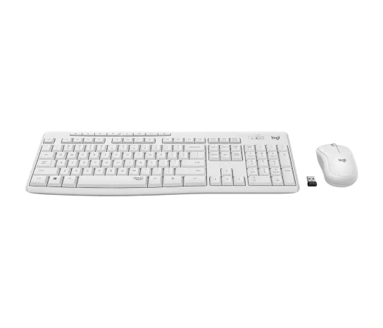 Logitech MK295 Silent Wireless Keyboard &amp; Mouse Combo Off White UK - Image 3