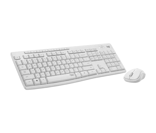 Logitech MK295 Silent Wireless Keyboard &amp; Mouse Combo Off White UK