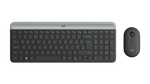 Logitech MK470 Slim Wireless Keyboard &amp; Mouse Combo UK QWERTY – Graphite
