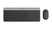 Logitech MK470 Slim Wireless Keyboard &amp; Mouse Combo UK QWERTY – Graphite