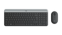 Logitech MK470 Slim Wireless Keyboard &amp; Mouse Combo UK QWERTY – Graphite