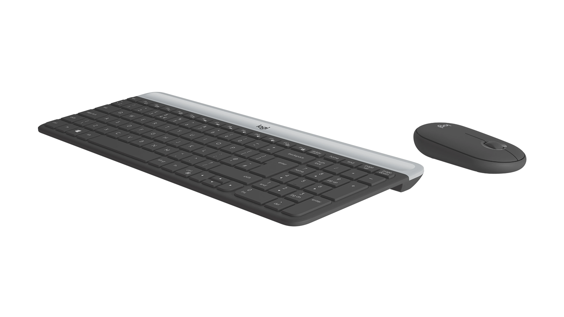 Logitech MK470 Slim Wireless Keyboard &amp; Mouse Combo UK QWERTY – Graphite - Image 2