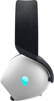 Alienware AW725H Wireless Gaming Headset with Bluetooth 5.3 and USB-C Receiver – Lunar Light
