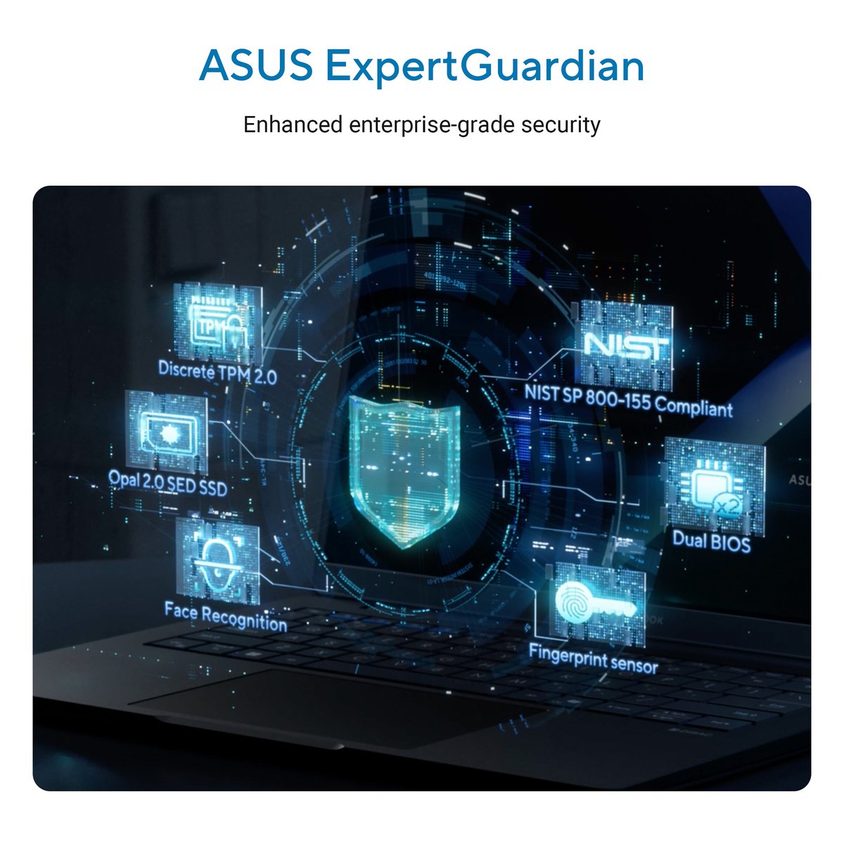 ASUS ExpertBook B5405CC Intel Core Ultra 7 255H 16GB RAM 512GB SSD Intel Arc Graphics 14" WUXGA Windows 11 Pro | Image 12