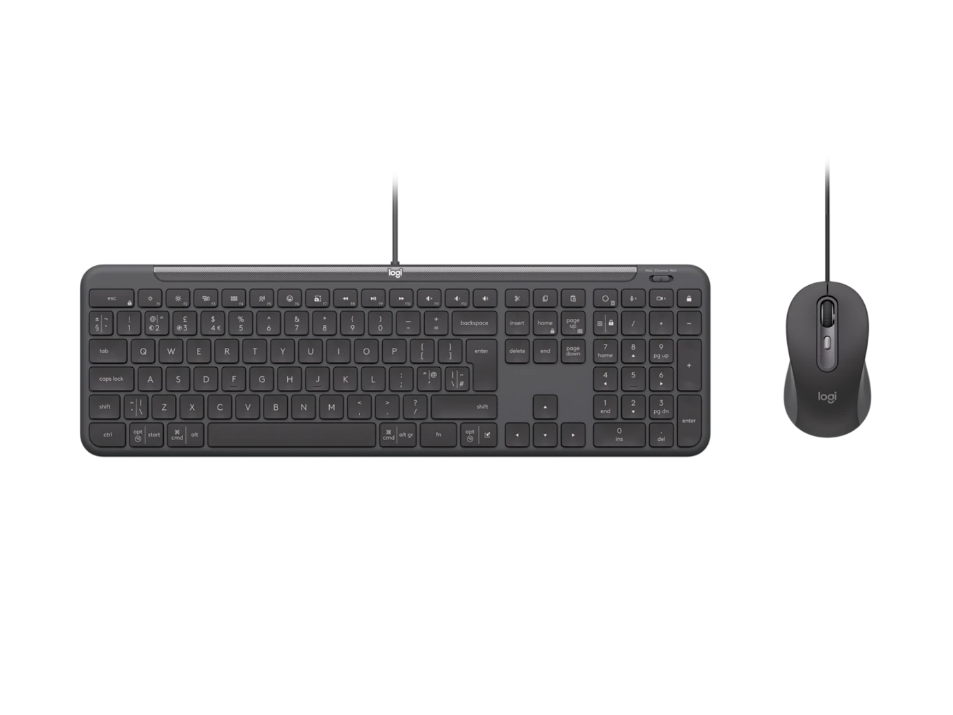 Logitech Signature Slim Wired Keyboard &amp; Mouse Combo MK620 Business UK
