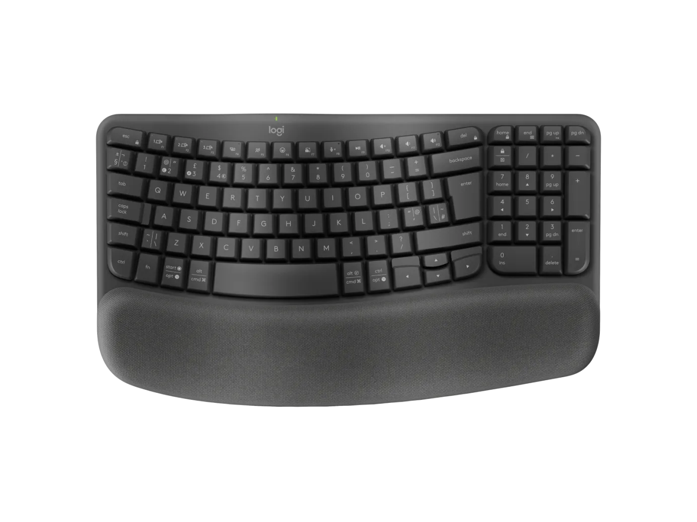 Logitech Wave Keys for Business Wireless Ergonomic Keyboard