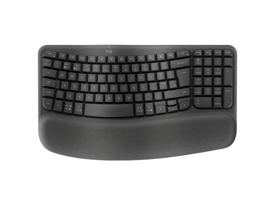 Logitech Wave Keys for Business Wireless Ergonomic Keyboard