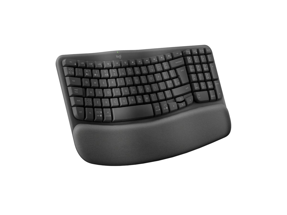 Logitech Wave Keys for Business Wireless Ergonomic Keyboard - Image 2