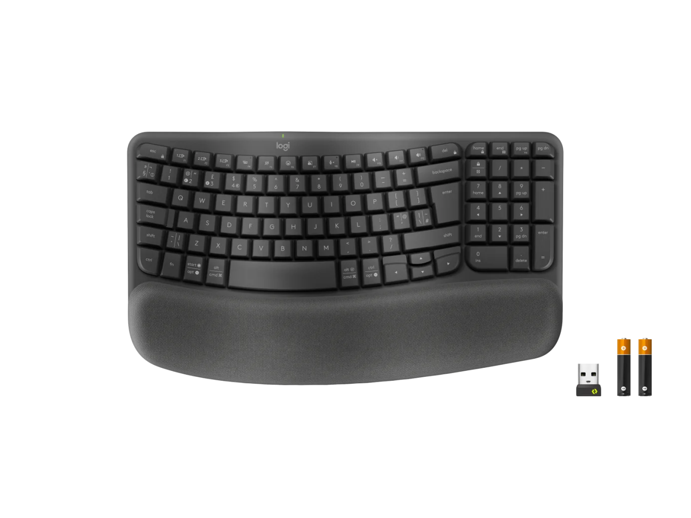 Logitech Wave Keys for Business Wireless Ergonomic Keyboard - Image 6